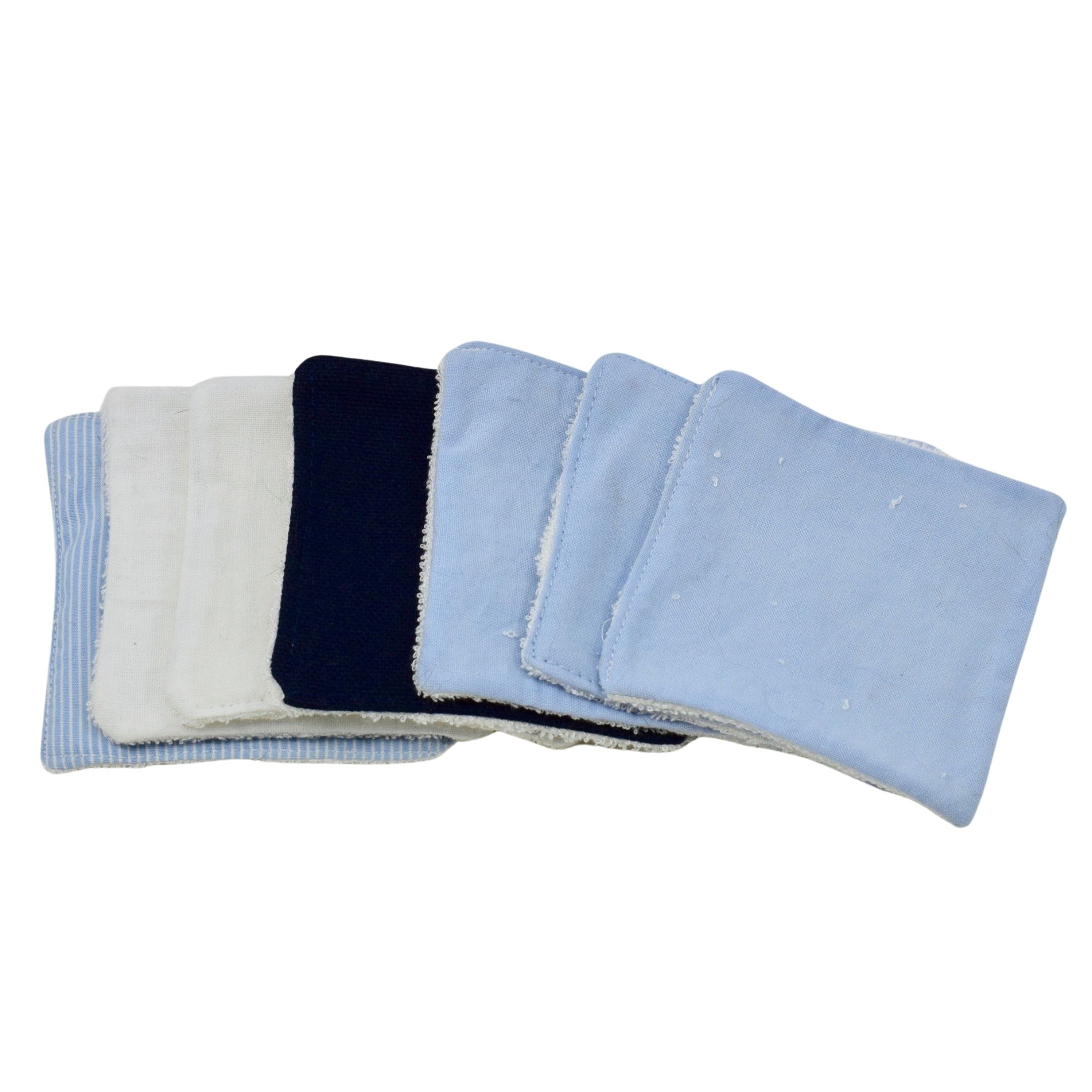 Lingettes 8x8cm en éponge de bambou uni - Image 8